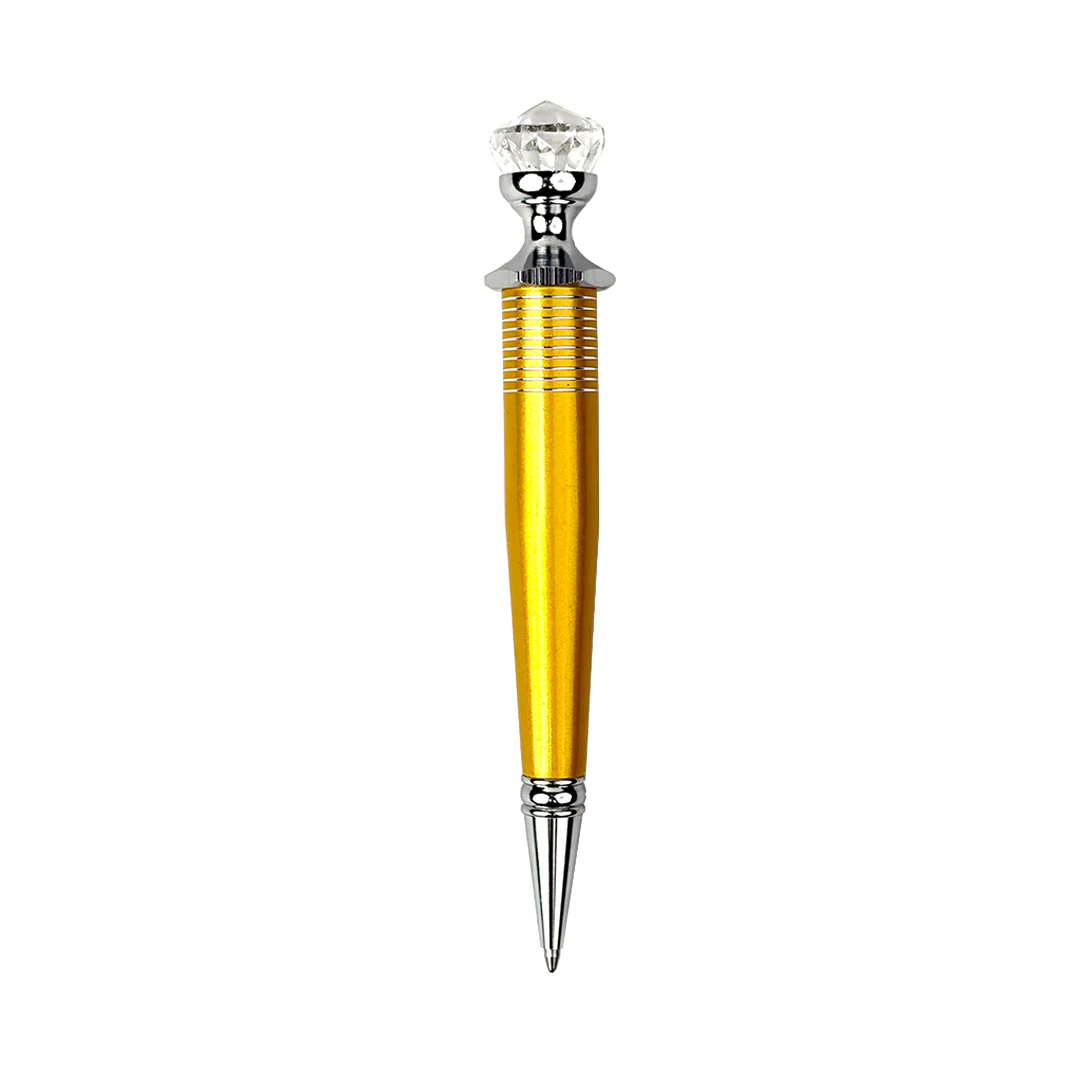 Adiyogi Pen Stand with Crystal Top Golden Pen - Image 6