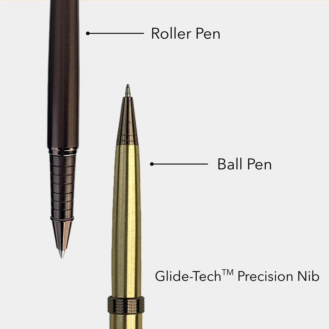 Deluxe Dello Coffee Ink Roller Pen with full Brass Body - Image 4