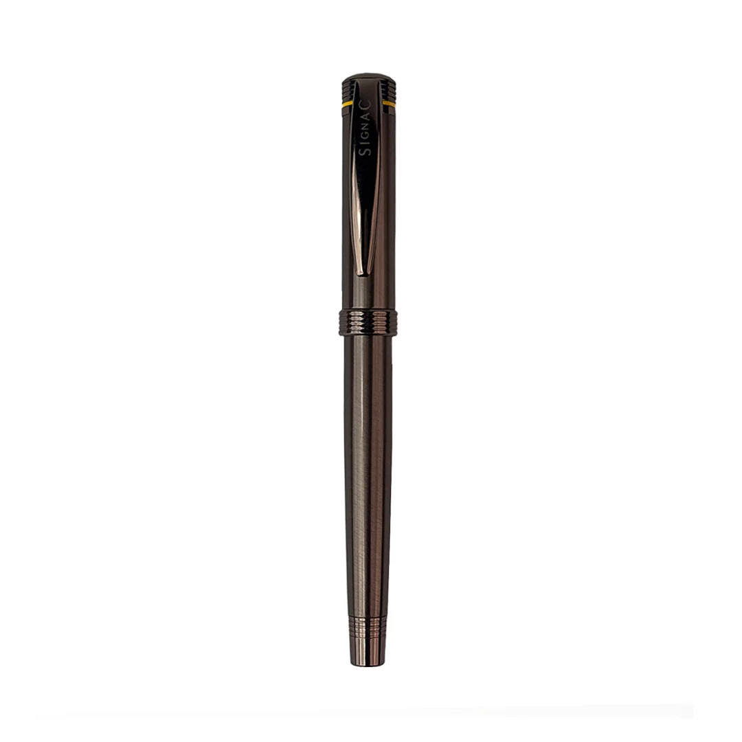 Deluxe Dello Coffee Ink Roller Pen with full Brass Body - Image 6
