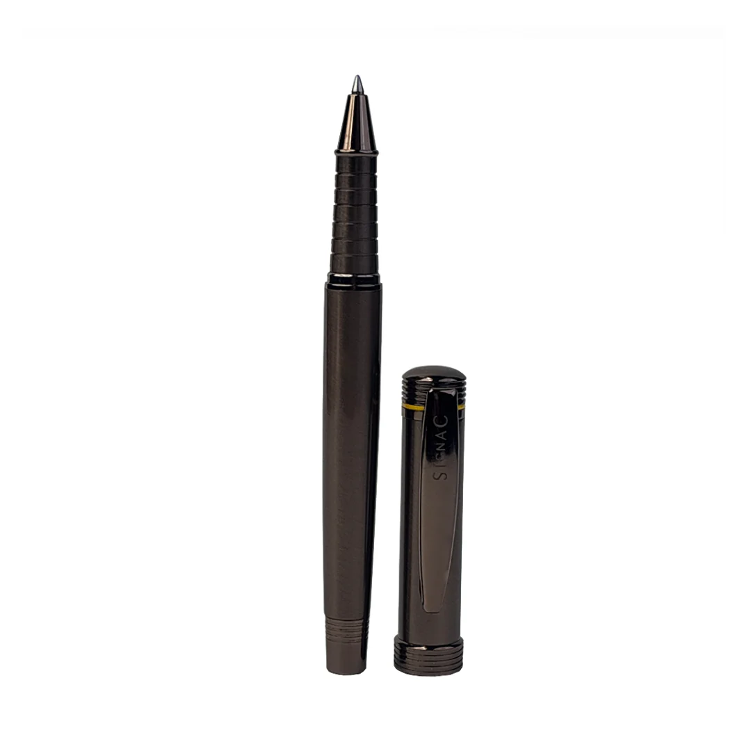 Deluxe Dello Coffee Ink Roller Pen with full Brass Body - Image 7