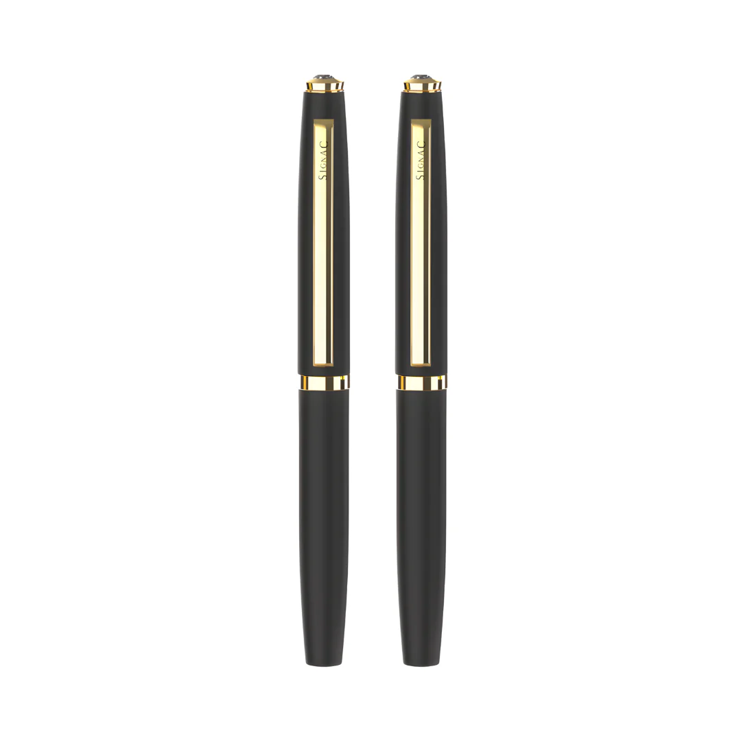 Elysian Preciosa Metal Roller Pen - Black Matte Finish - Image 8