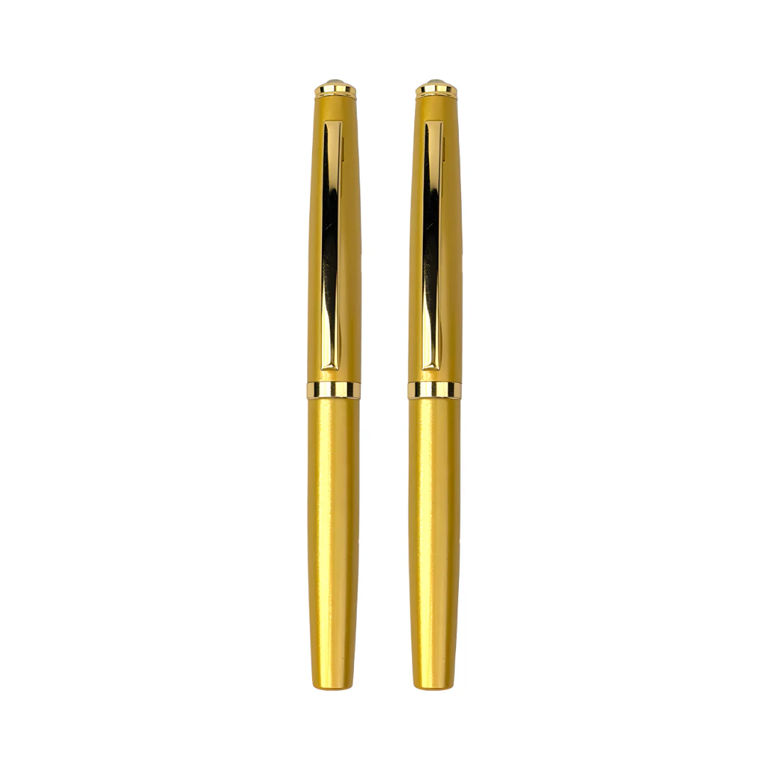 Elysian Preciosa Metal Roller Pen - Golden Pearl Finish - Image 15