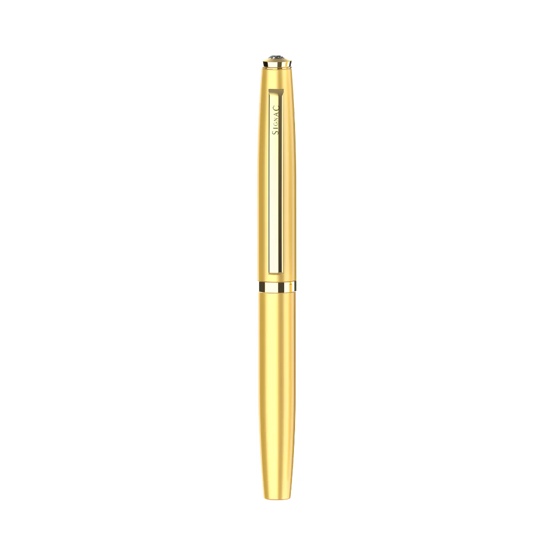 Elysian Preciosa Metal Roller Pen - Golden Pearl Finish - Image 13