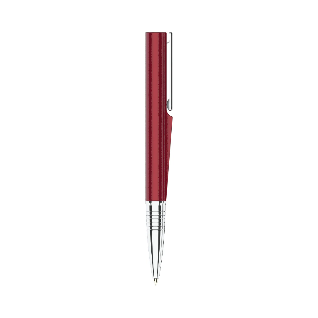 Evoque Signature Metal Ball Pen - Crafted with Swiss Excellence - Red - Image 7