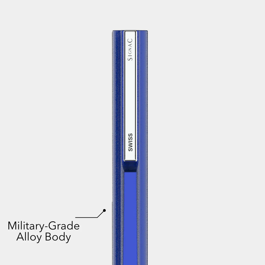 Evoque Signature Metal Ball Pen - Crafted with Swiss Excellence - Red - Image 11