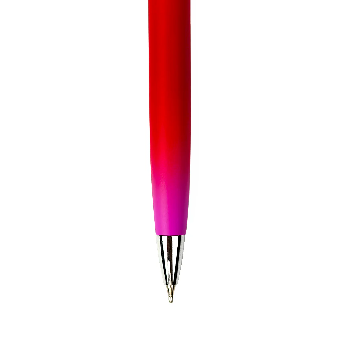 India's 1st - (Rose Bloom Fragrance Infused) Ombre Shade Metallic Roller & Ball Pen Set - Image 24