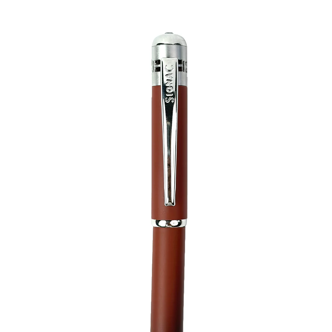 India's 1st - (Midnight Chocolate Fragrance Infused) Ombre Shade Metallic Ball Pen - Image 16