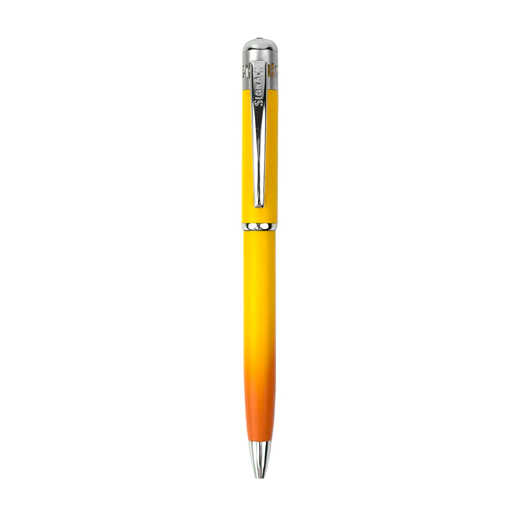 India's 1st - (Alphonso Mango Fragrance Infused) Ombre Shade Metallic Roller & Ball Pen Set - Image 23