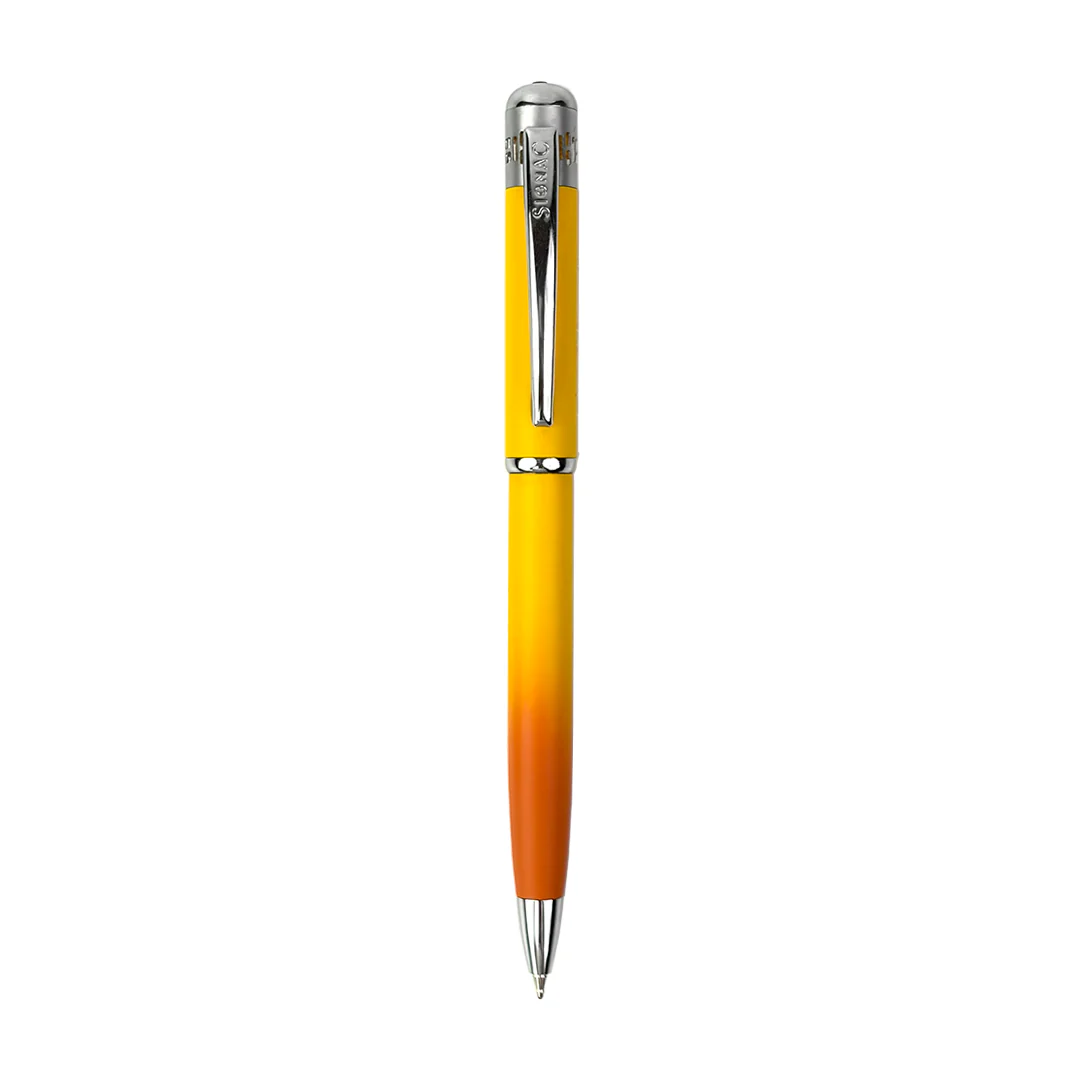 India's 1st - (Alphonso Mango Fragrance Infused) Ombre Shade Metallic Roller & Ball Pen Set - Image 28