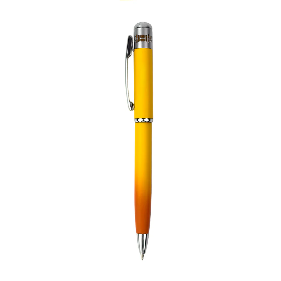 India's 1st - (Alphonso Mango Fragrance Infused) Ombre Shade Metallic Roller & Ball Pen Set - Image 25