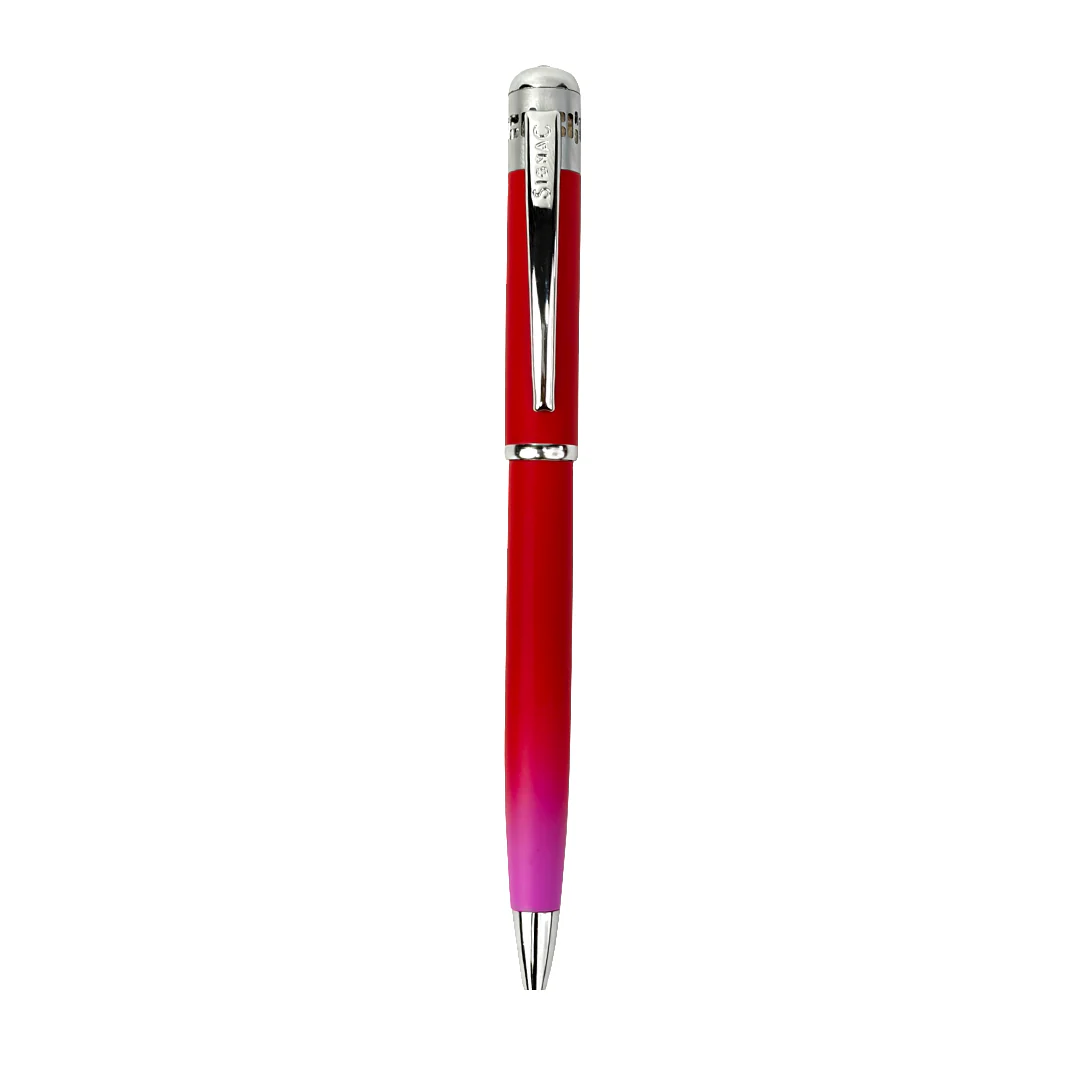 India's 1st - (Rose Bloom Fragrance Infused) Ombre Shade Metallic Roller & Ball Pen Set - Image 26