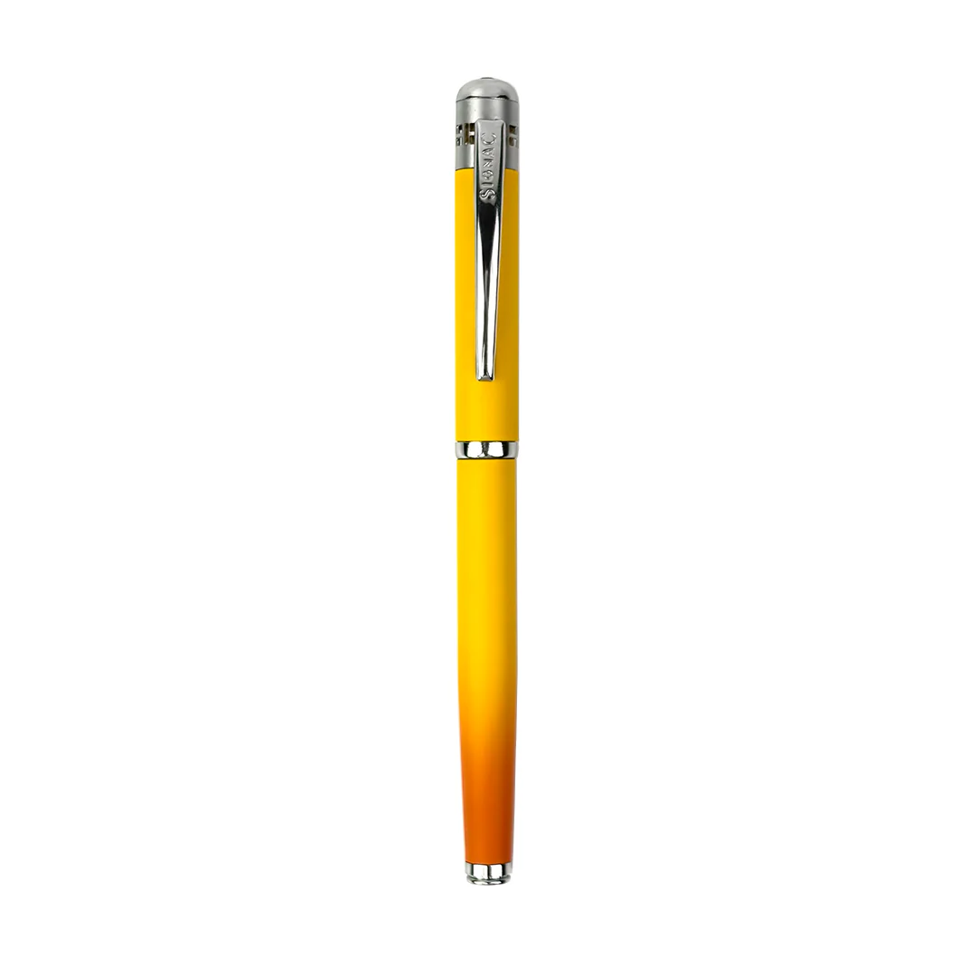 India's 1st - (Alphonso Mango Fragrance Infused) Ombre Shade Metallic Roller Pen - Image 2