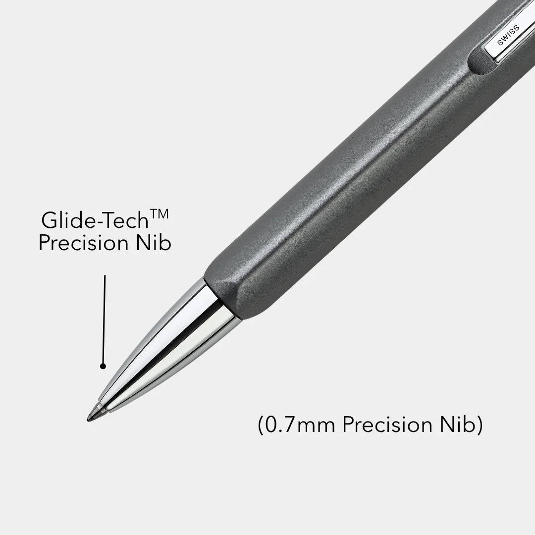 Octav Signature Tringular Metal Ball Pen - Crafted with Swiss Excellence - Yellow - Image 5