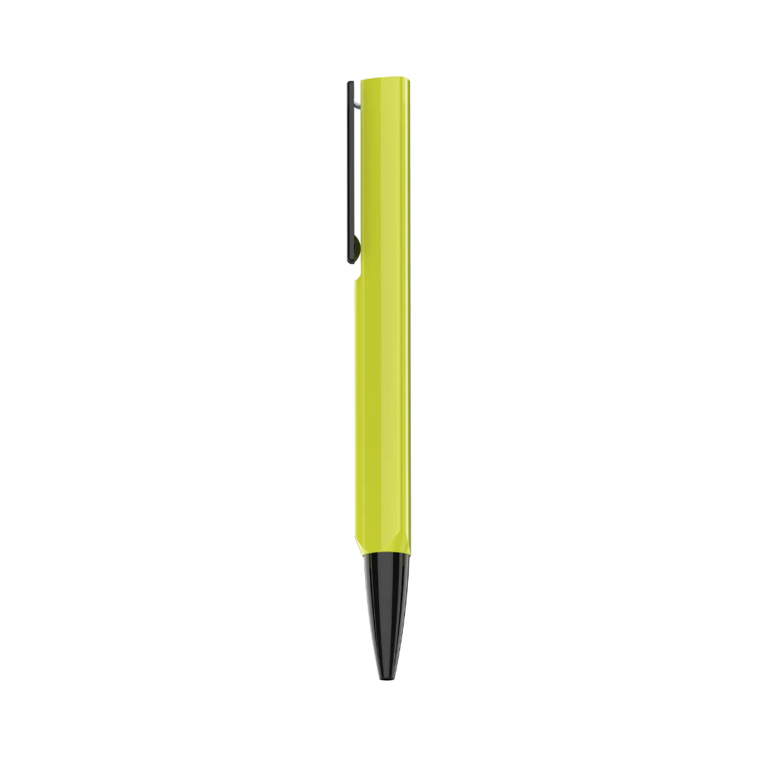 Octav Signature Tringular Metal Ball Pen - Crafted with Swiss Excellence - Yellow - Image 8