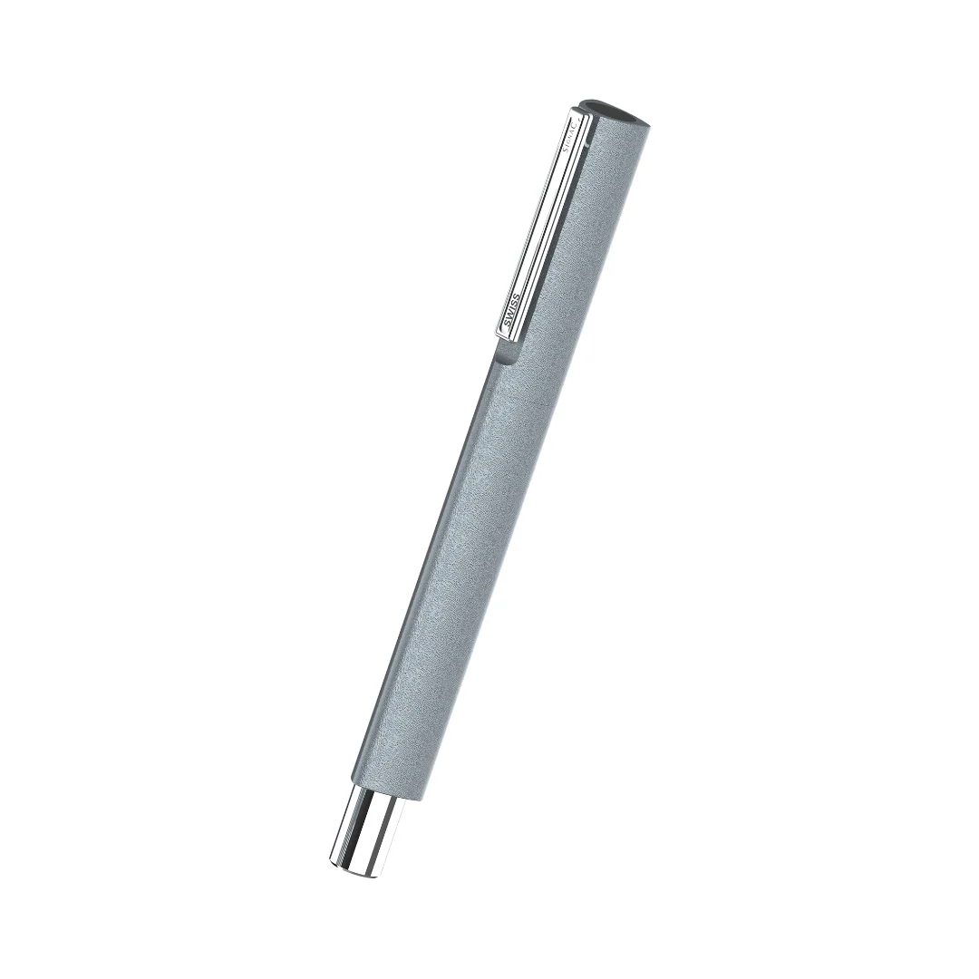 Octav Signature Tringular Metal Roller Pen - Crafted with Swiss Excellence - Grey - Image 13