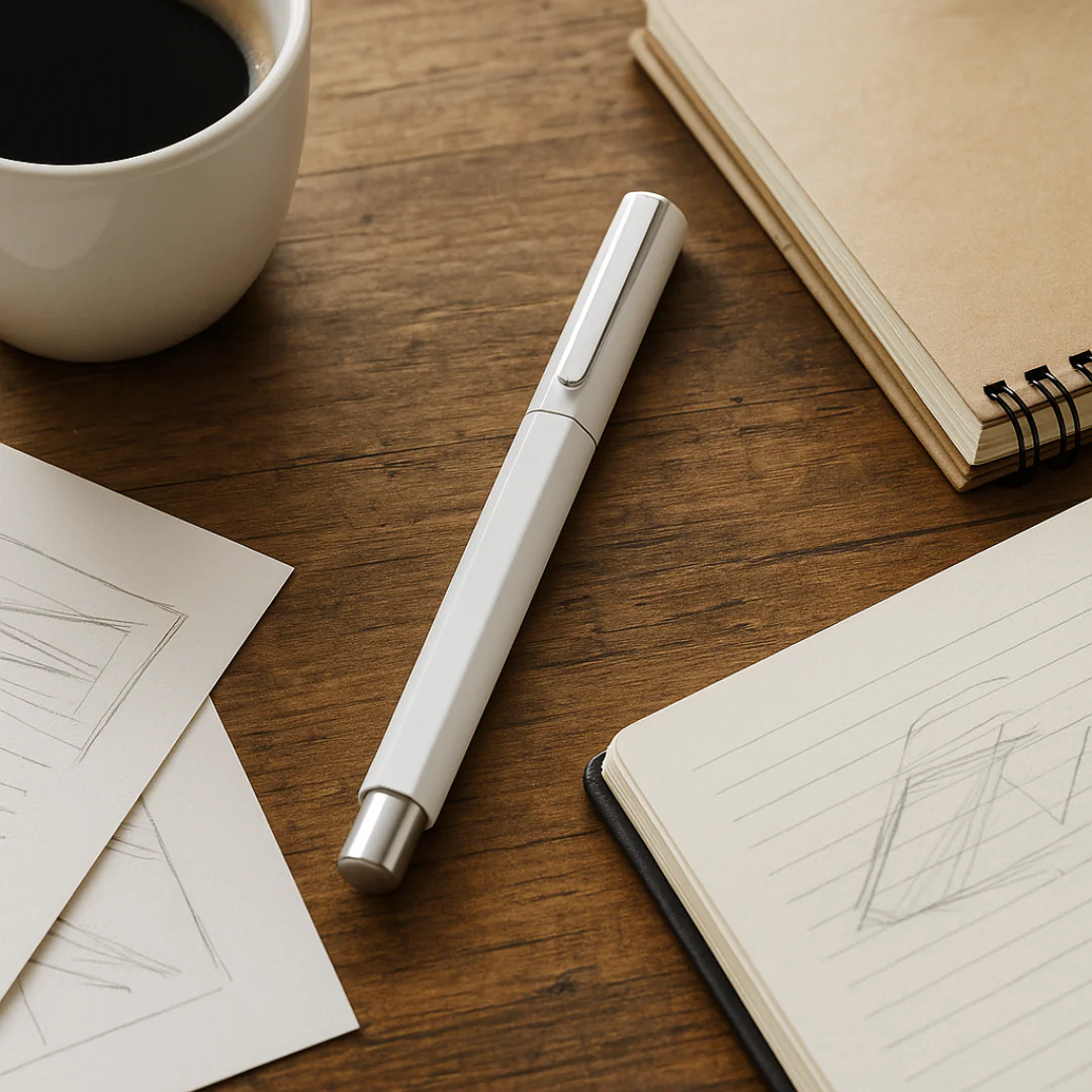 Onyx Roller Pen - White - Image 17
