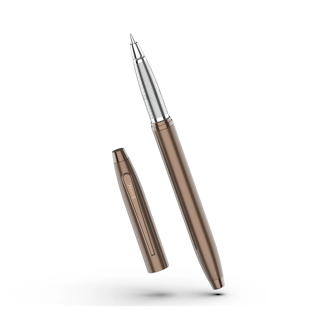 Cappuccino Coffee Fragrance Kiger Metal Roller Pen with Extra Coffee Refill - Image 8