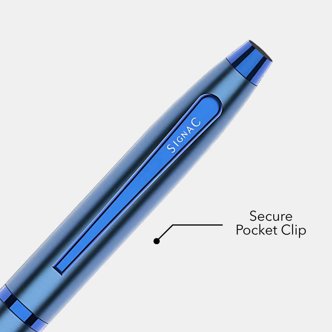 Midnight Brew Coffee Fragrance Kiger Metal Roller Pen with Extra Coffee Refill - Image 5
