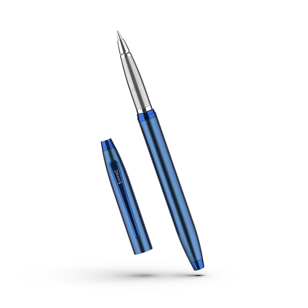 Midnight Brew Coffee Fragrance Kiger Metal Roller Pen with Extra Coffee Refill - Image 9
