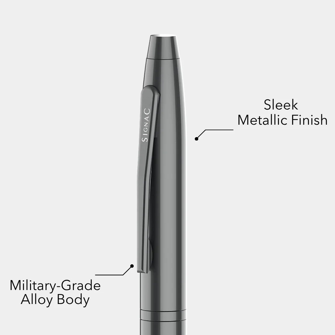 Signature Coffee Fragrance Kiger Metal With Premium Plating Roller Pen (Set of 2) | Extra Coffee Refill - Image 22