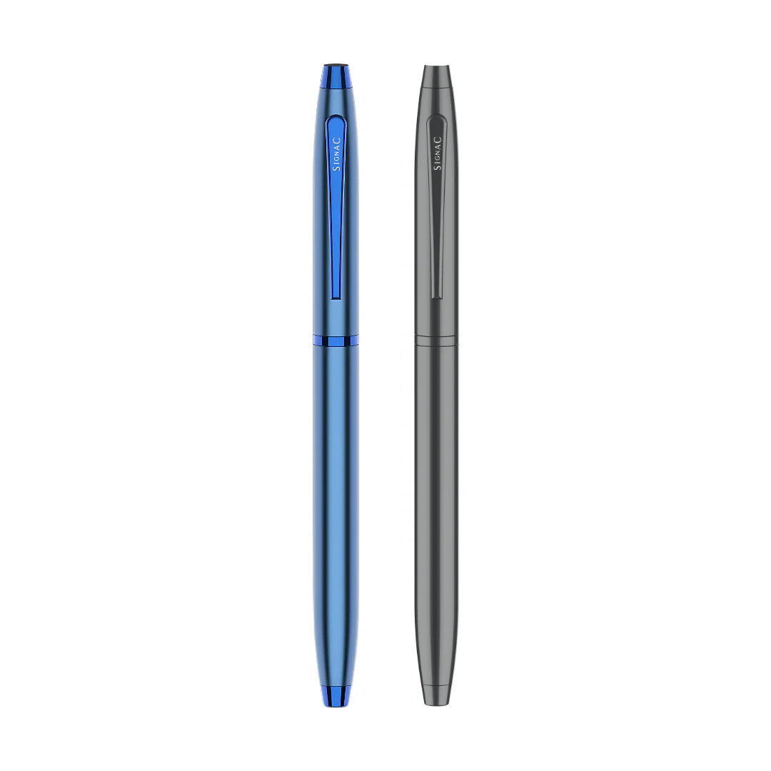 Signature Coffee Fragrance Kiger Metal With Premium Plating Roller Pen (Set of 2) | Extra Coffee Refill - Image 27