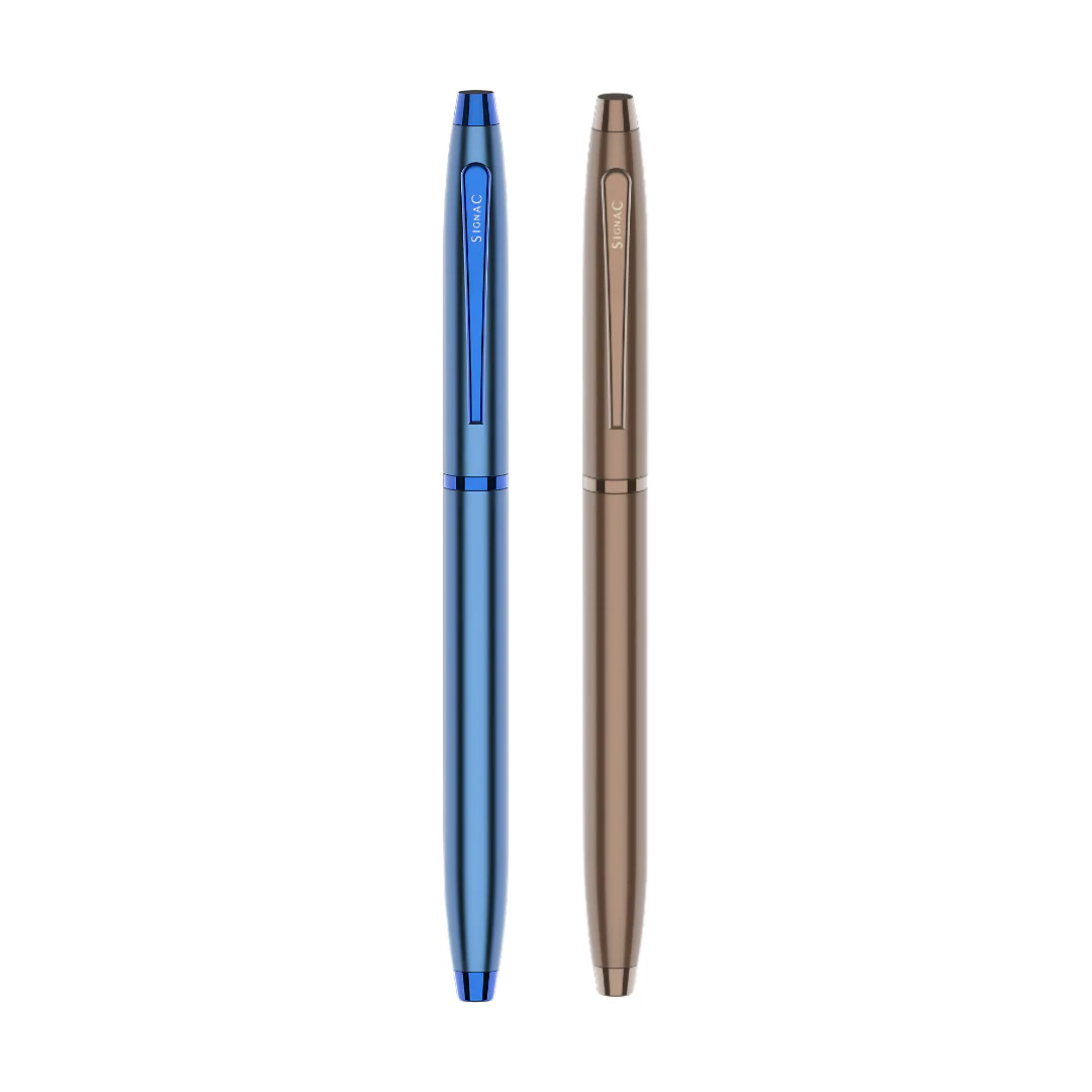 Signature Coffee Fragrance Kiger Metal With Premium Plating Roller Pen (Set of 2) | Extra Coffee Refill - Image 29