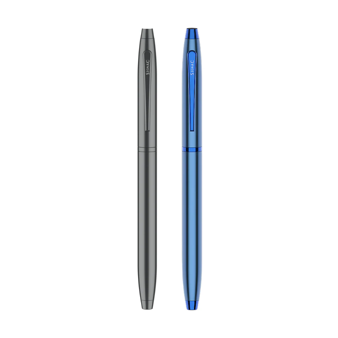 Signature Coffee Fragrance Kiger Metal With Premium Plating Roller Pen (Set of 2) | Extra Coffee Refill - Image 30