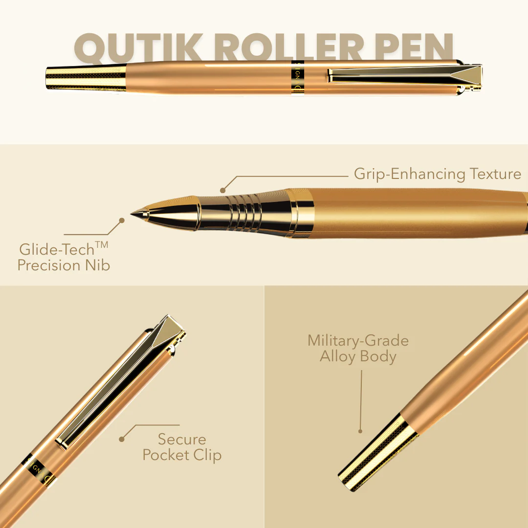 Qutik Set of 2 - Gold Series - Gold - Image 5