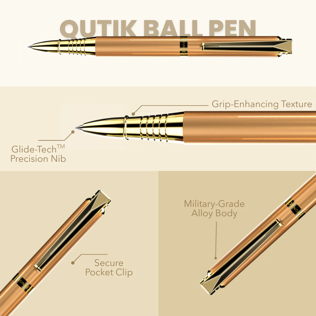 Qutik Set of 2 - Gold Series - Gold - Image 7