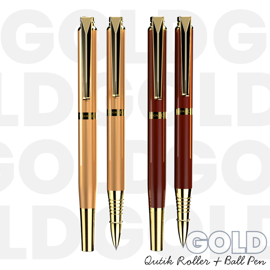 Qutik Set of 2 - Gold Series - Gold - Image 8