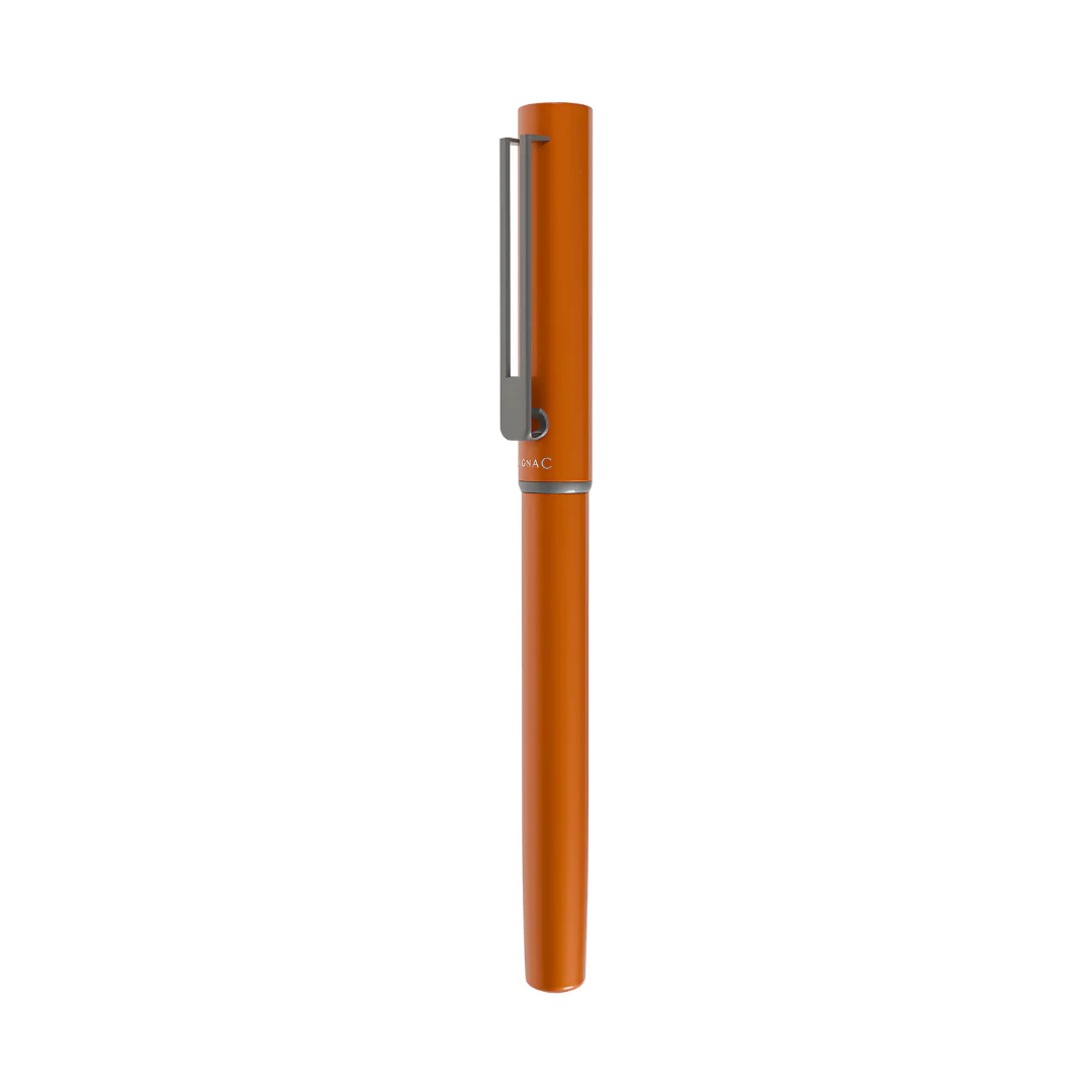 Personalised Roxx Magnetic Metallic Roller Pen – Sunset Orange - Image 4