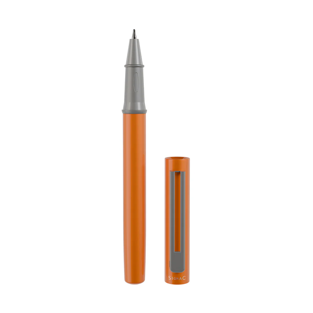 Personalised Roxx Magnetic Metallic Roller Pen – Sunset Orange - Image 5