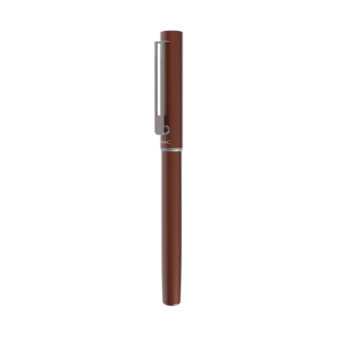 Personalised Roxx Magnetic Metallic Roller Pen – Brown Chrome - Image 4