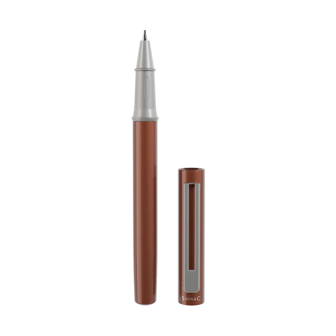 Personalised Roxx Magnetic Metallic Roller Pen – Brown Chrome - Image 5