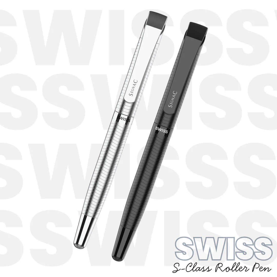 S-Class Signature Metal Roller Pen - Crafted with Swiss Excellence - Satin - Image 3
