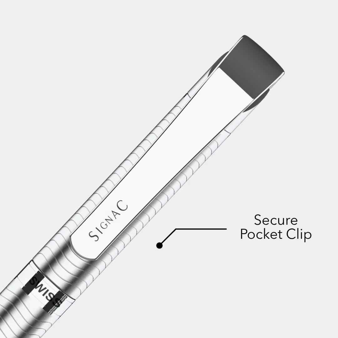 S-Class Signature Metal Roller Pen - Crafted with Swiss Excellence - Satin - Image 4