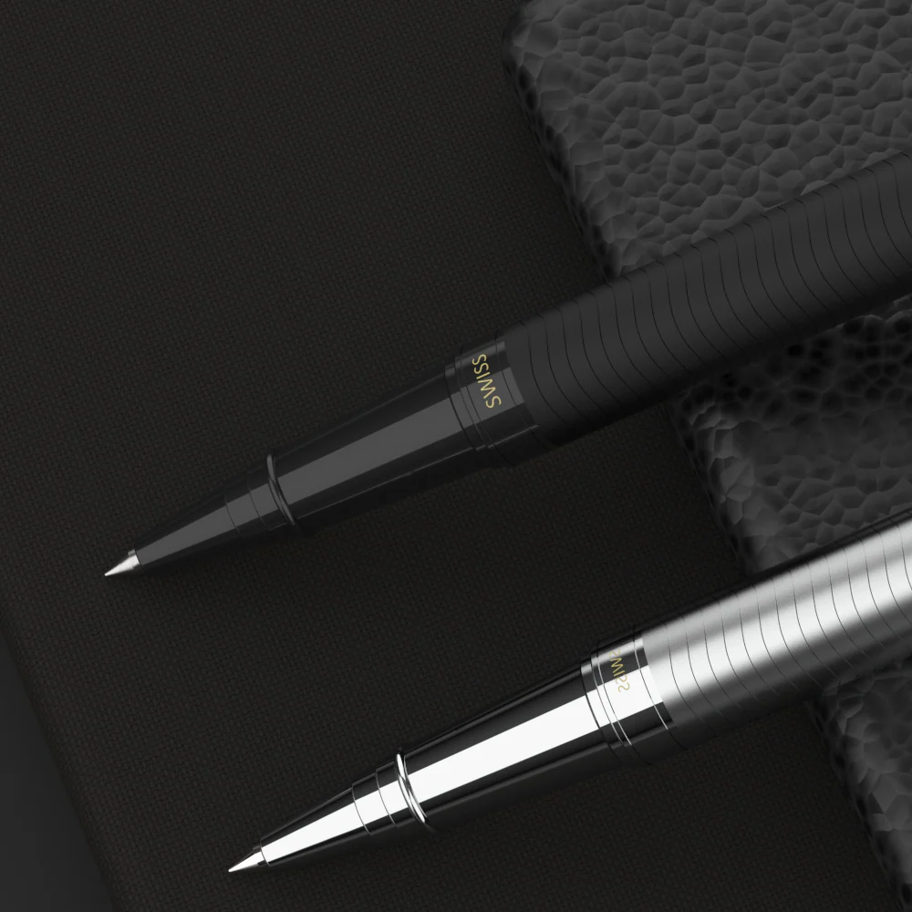S-Class Signature Metal Roller Pen - Crafted with Swiss Excellence - Carbon Black - Image 12