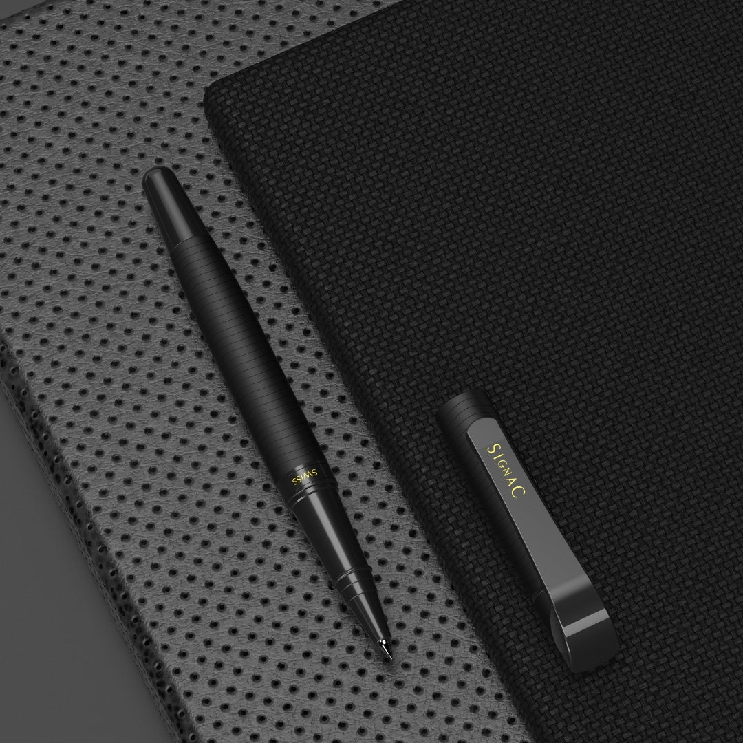 S-Class Signature Metal Roller Pen - Crafted with Swiss Excellence - Carbon Black - Image 14