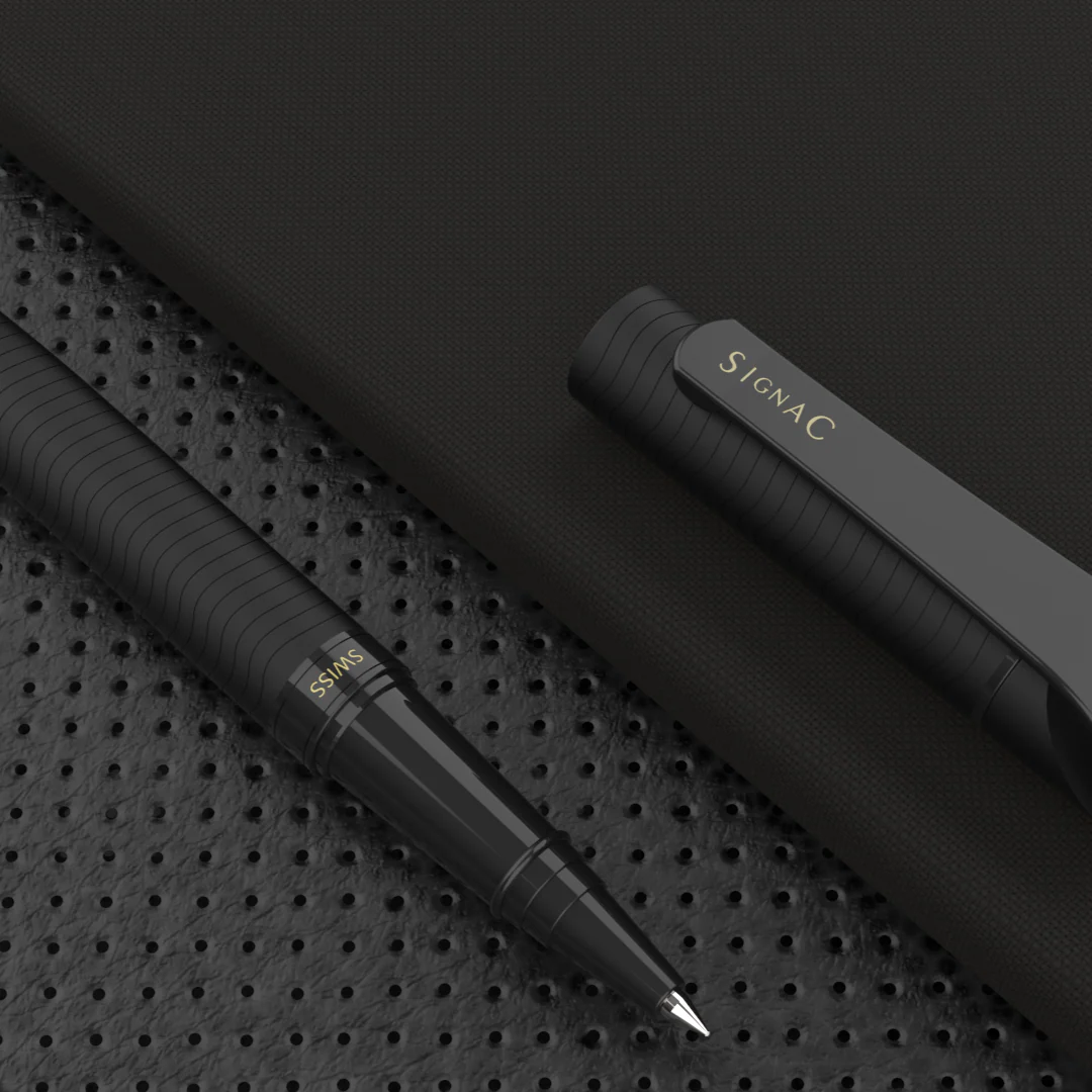 S-Class Signature Metal Roller Pen - Crafted with Swiss Excellence - Carbon Black - Image 16