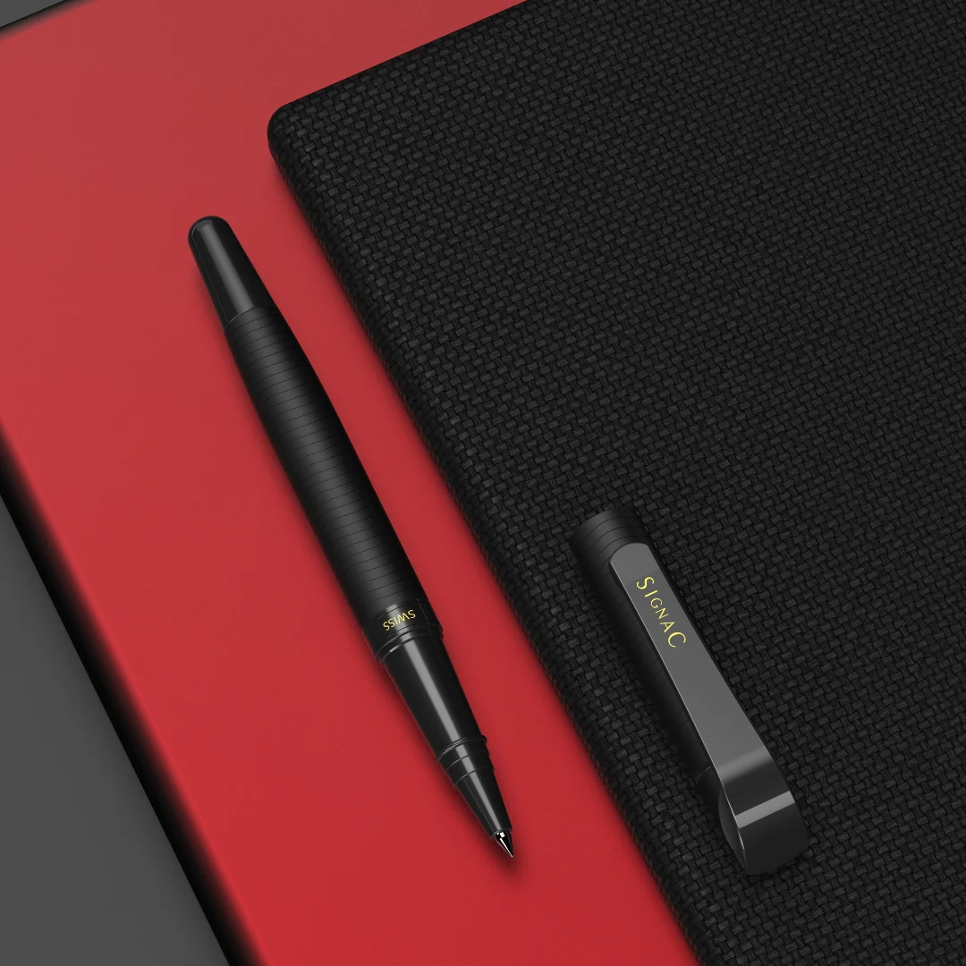 S-Class Signature Metal Roller Pen - Crafted with Swiss Excellence - Carbon Black - Image 17