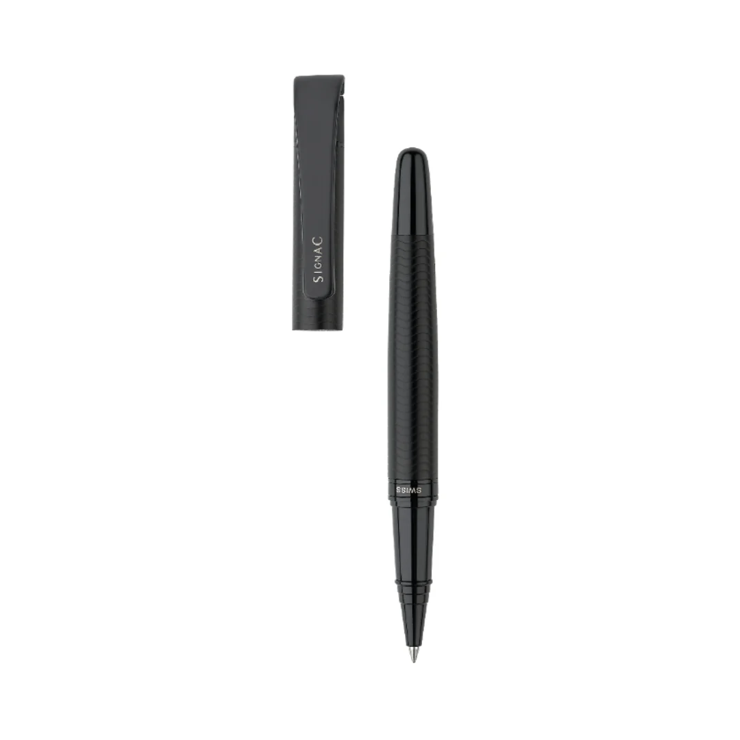 S-Class Signature Metal Roller Pen - Crafted with Swiss Excellence - Carbon Black - Image 5