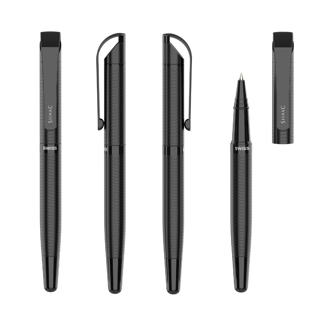 S-Class Signature Metal Roller Pen - Crafted with Swiss Excellence - Carbon Black - Image 7