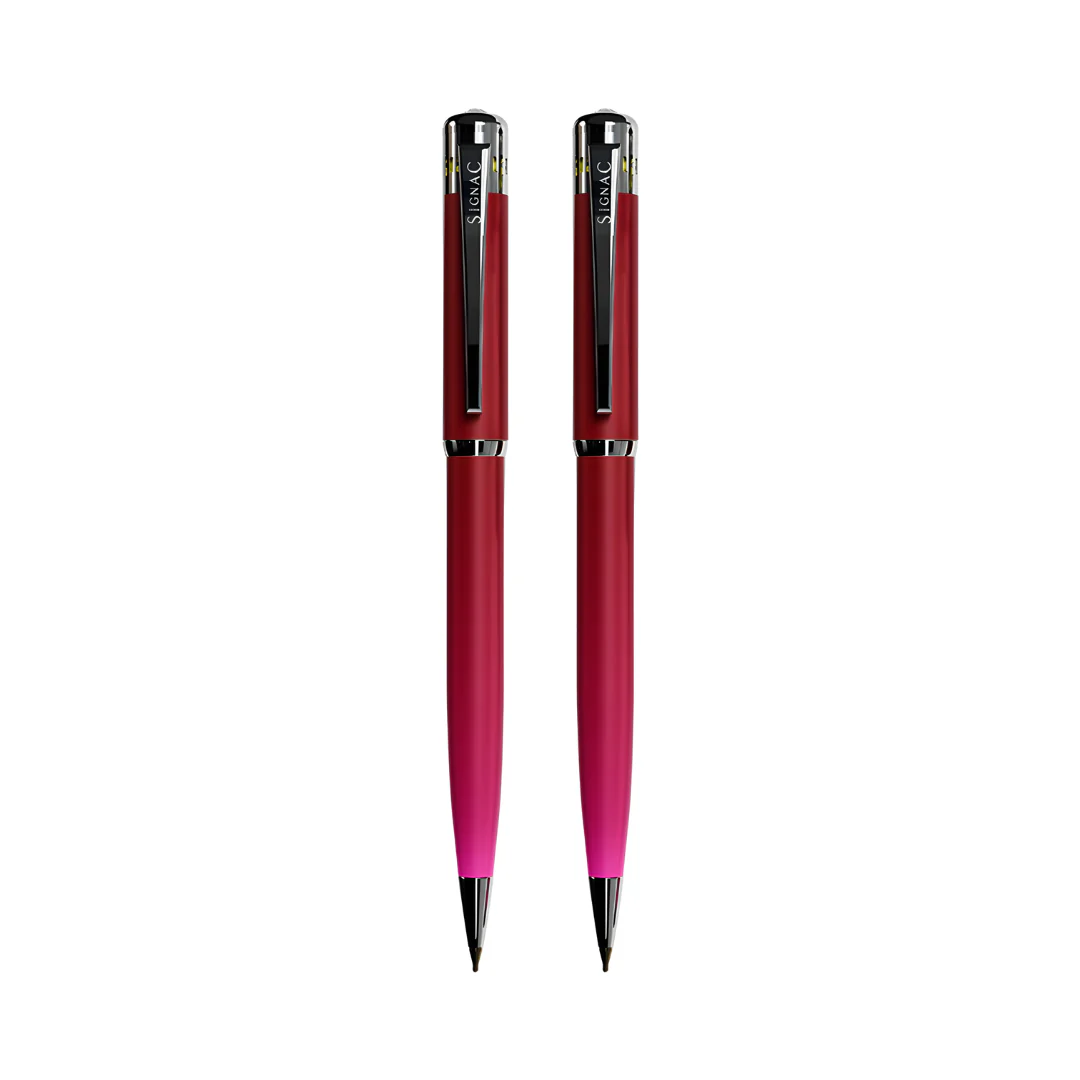 India's 1st - (Rose Bloom Fragrance Infused) Ombre Shade Metallic Ball Pen - Image 24