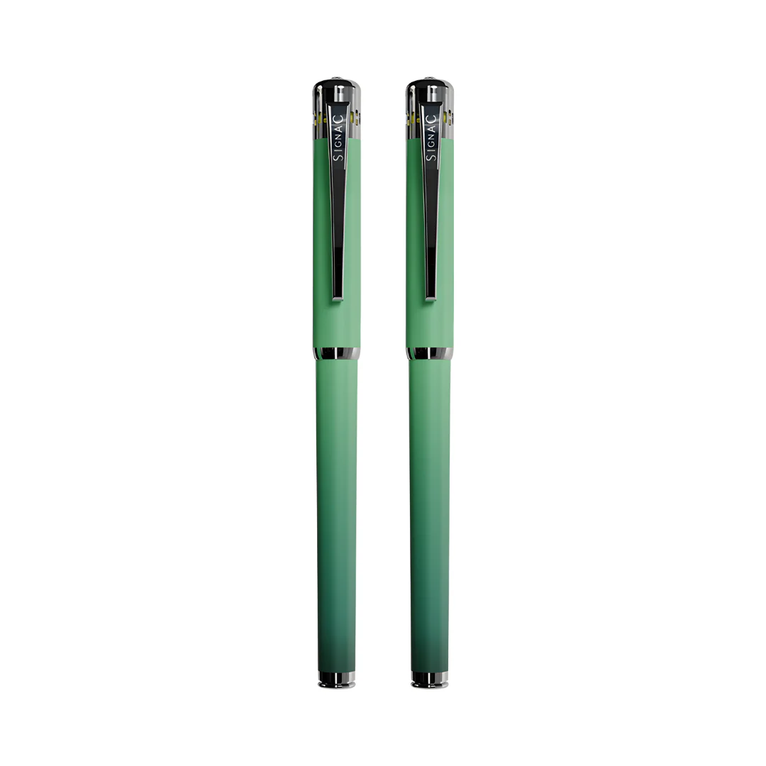 India's 1st - (Mint Fresh Fragrance Infused) Ombre Shade Metallic Roller Pen - Image 26