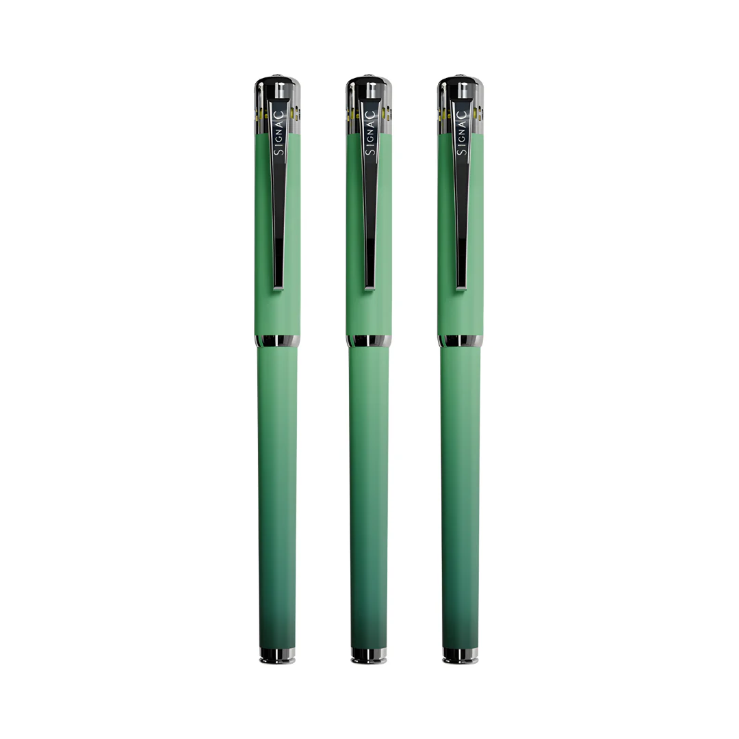India's 1st - (Mint Fresh Fragrance Infused) Ombre Shade Metallic Roller Pen - Image 27