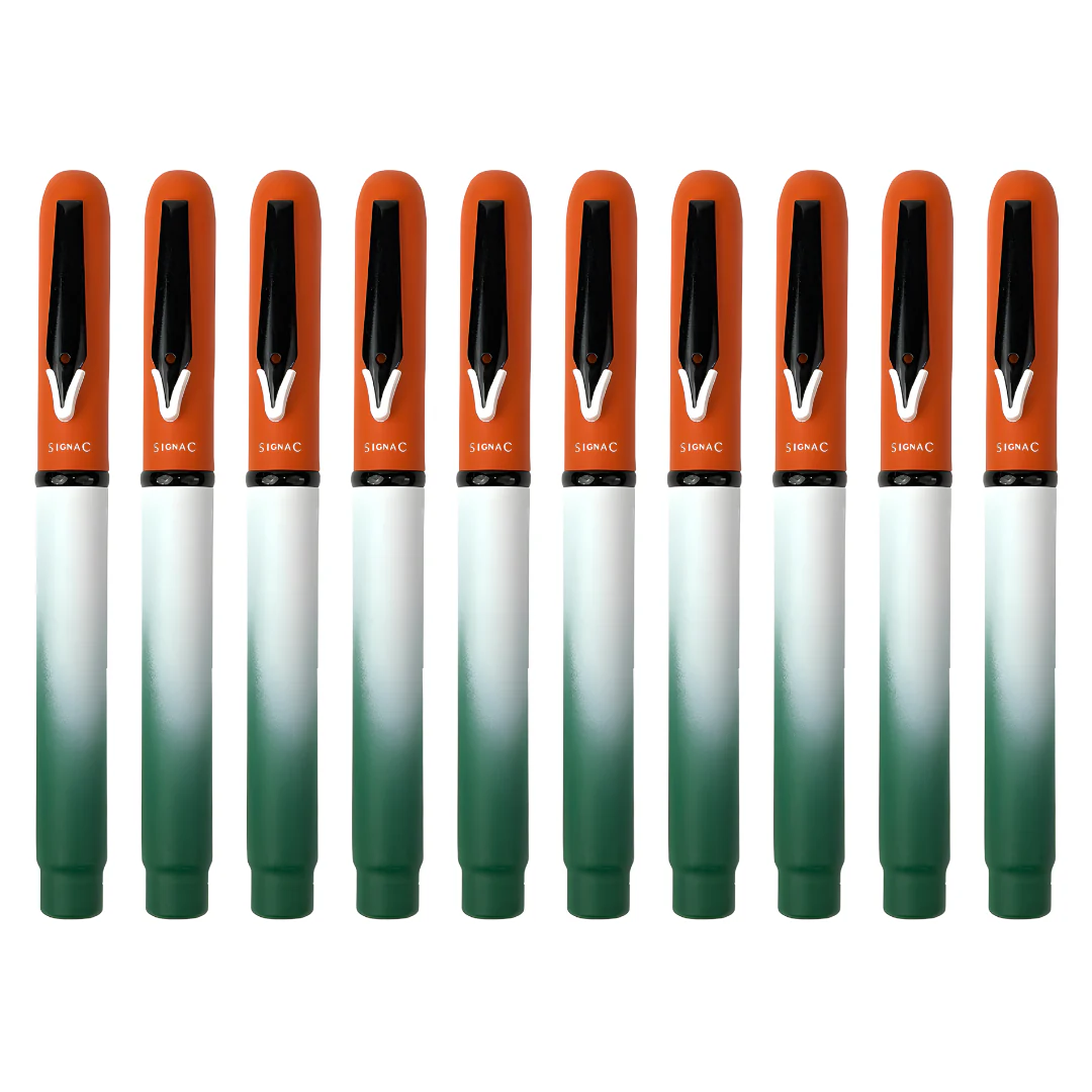 Signac Tiranga MagSnap Roller Pen - T20 Worldcup Winner Edition (Set of 10)