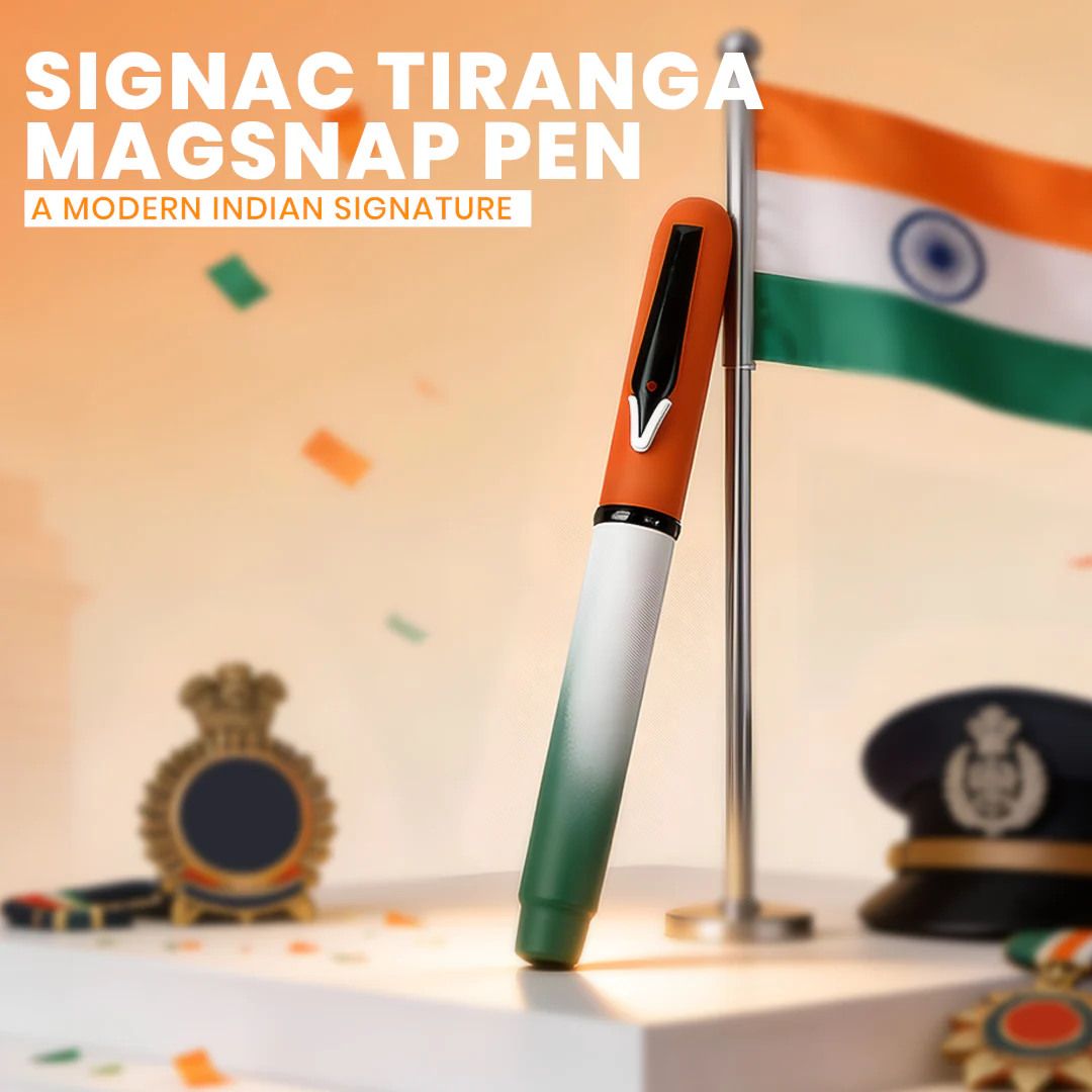 Signac Tiranga MagSnap Roller Pen - T20 Worldcup Winner Edition - Image 3