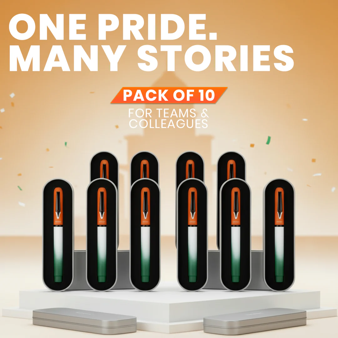 Signac Tiranga MagSnap Roller Pen - T20 Worldcup Winner Edition (Set of 10) - Image 6