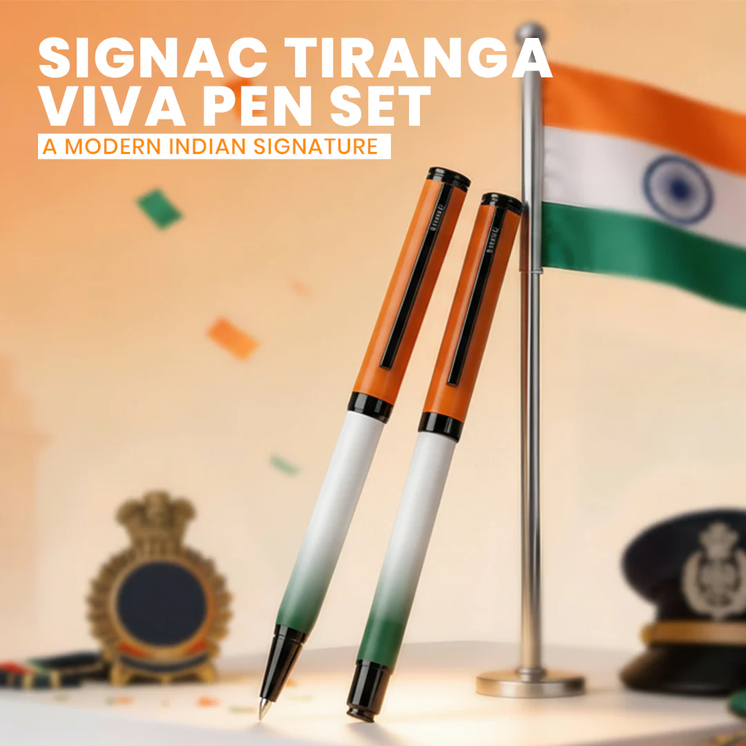 Signac Tiranga Viva Metal Roller Pen – 77th Republic Edition - Image 7
