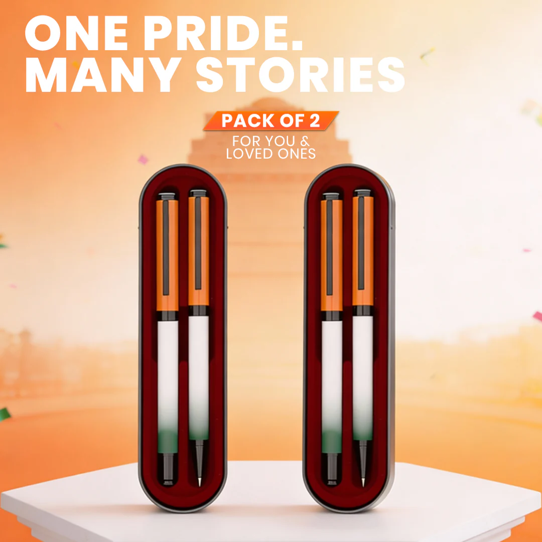 Signac Tiranga Viva Metal Roller Pen – 77th Republic Edition - Image 10